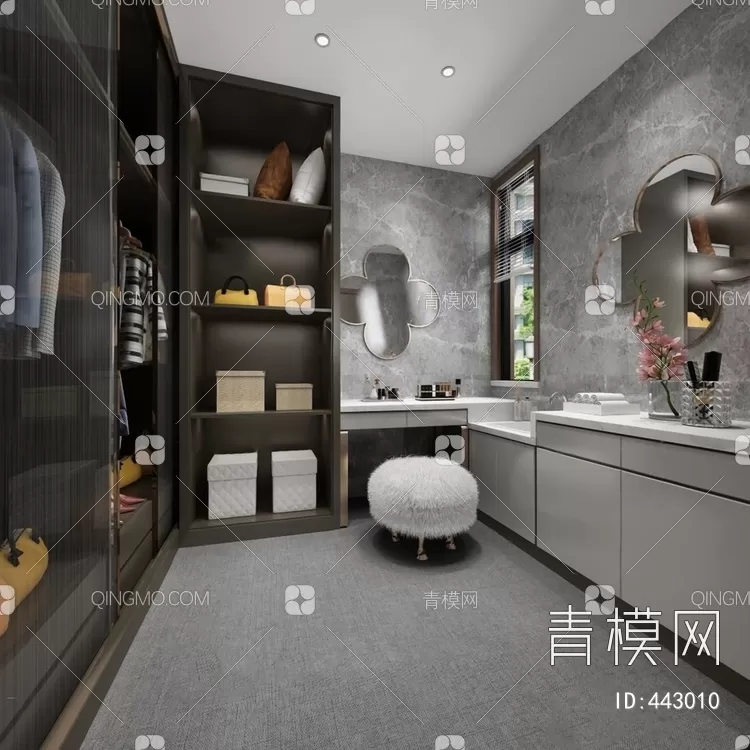 WARDROBE – CLOSET – 3DS MAX MODELS – 082 – PRO