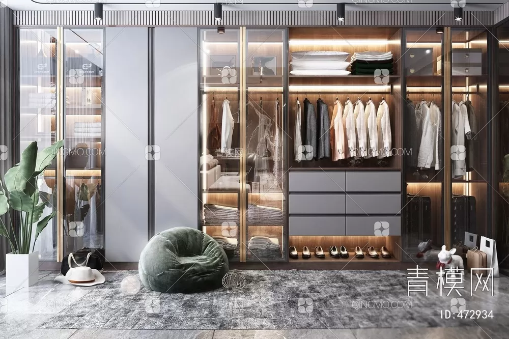 WARDROBE – CLOSET – 3DS MAX MODELS – 092 – PRO