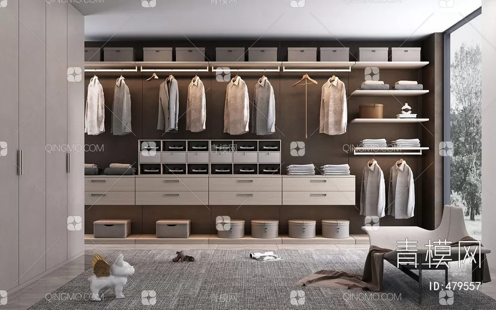 WARDROBE – CLOSET – 3DS MAX MODELS – 097 – PRO