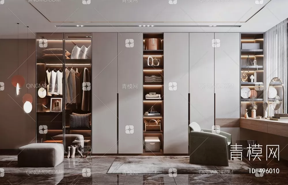 WARDROBE – CLOSET – 3DS MAX MODELS – 116 – PRO