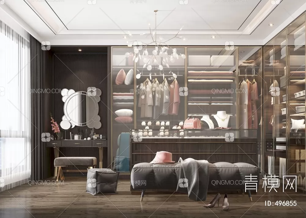 WARDROBE – CLOSET – 3DS MAX MODELS – 119 – PRO