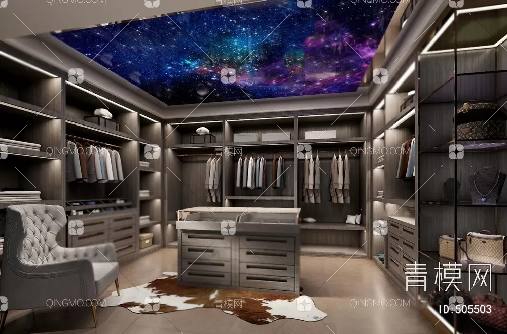 WARDROBE – CLOSET – 3DS MAX MODELS – 128 – PRO