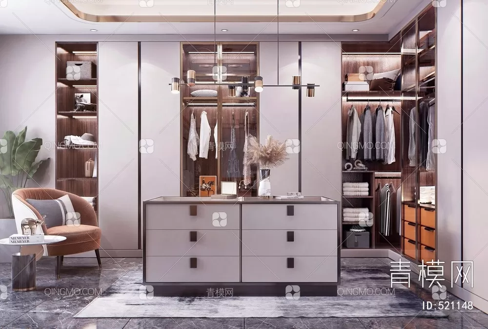 WARDROBE – CLOSET – 3DS MAX MODELS – 146 – PRO