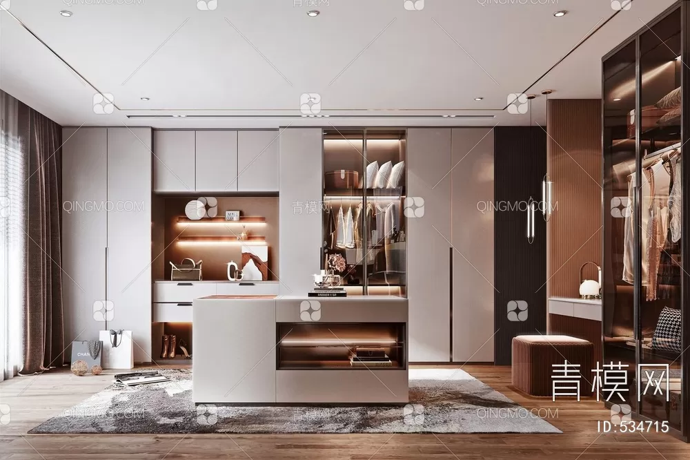 WARDROBE – CLOSET – 3DS MAX MODELS – 163 – PRO