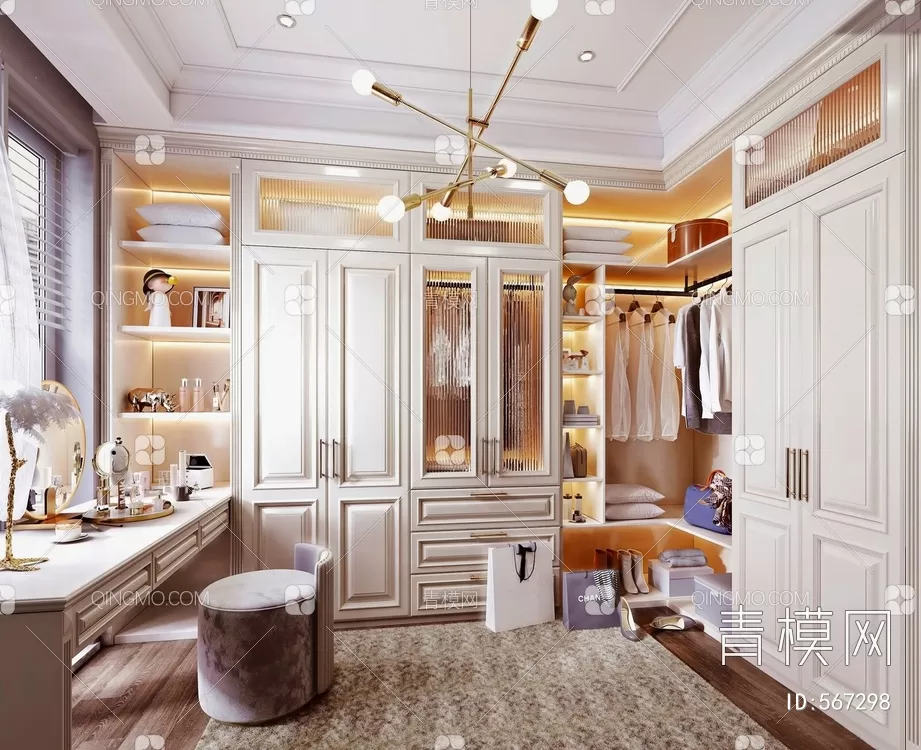 WARDROBE – CLOSET – 3DS MAX MODELS – 190 – PRO