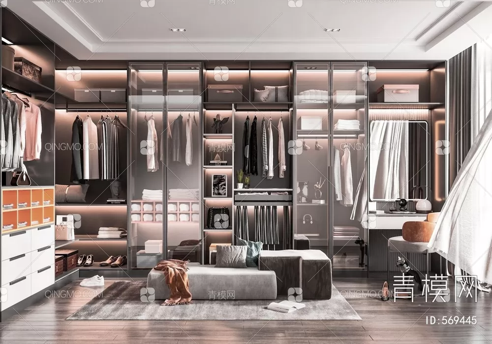 WARDROBE – CLOSET – 3DS MAX MODELS – 194 – PRO