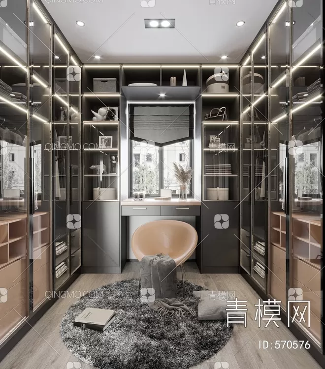 WARDROBE – CLOSET – 3DS MAX MODELS – 196 – PRO