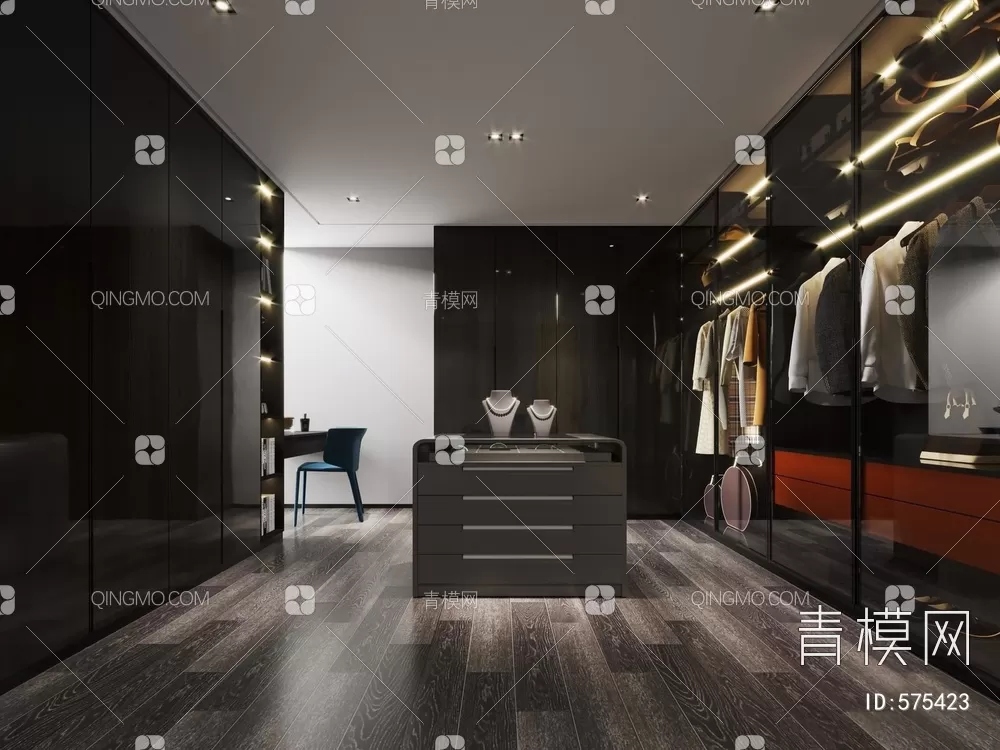 WARDROBE – CLOSET – 3DS MAX MODELS – 208 – PRO