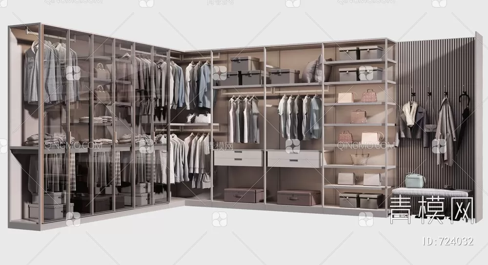 WARDROBE – CLOSET – 3DS MAX MODELS – 223 – PRO