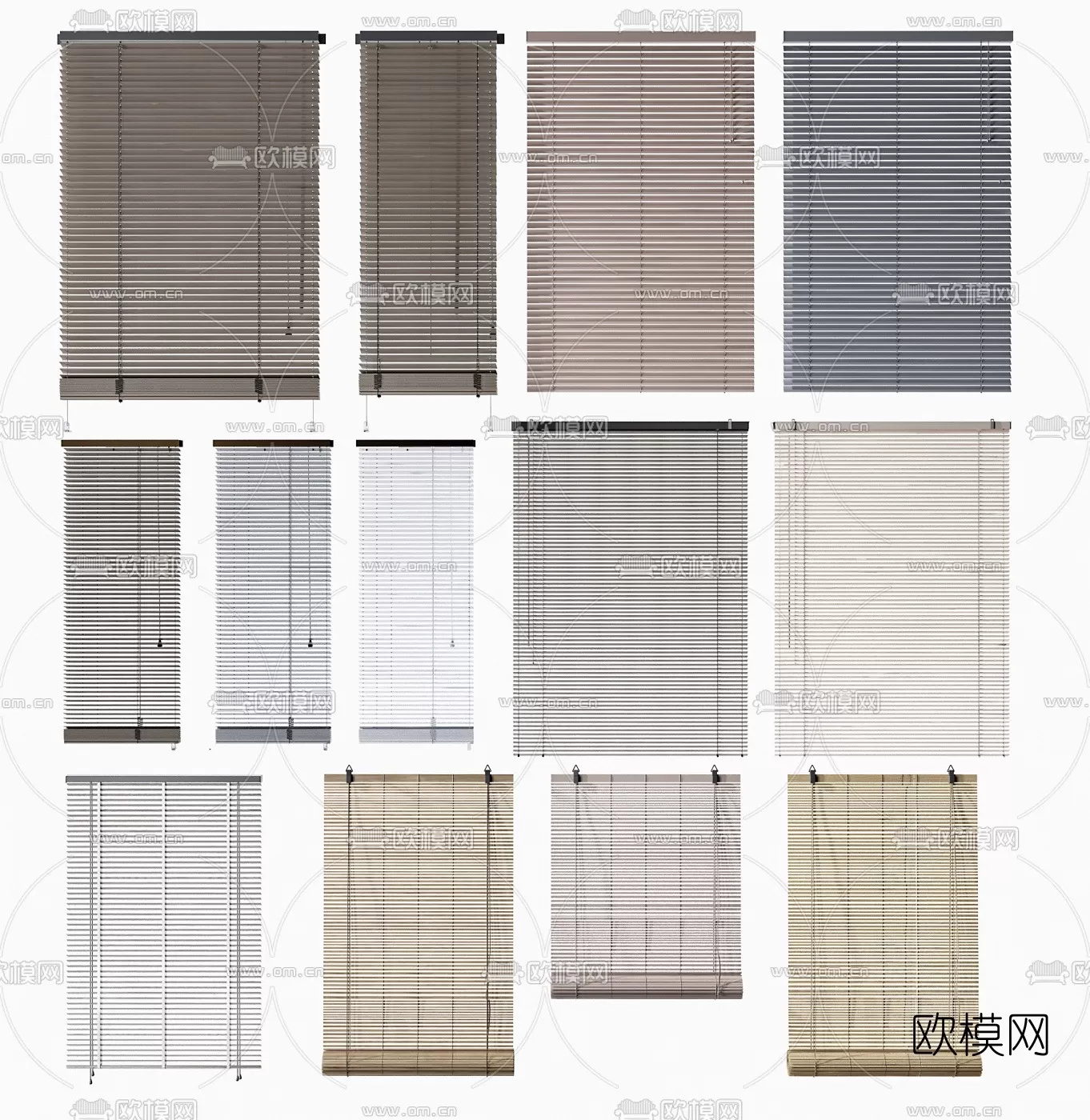 MODERN CURTAIN – 3D MODELS – 001 – PRO