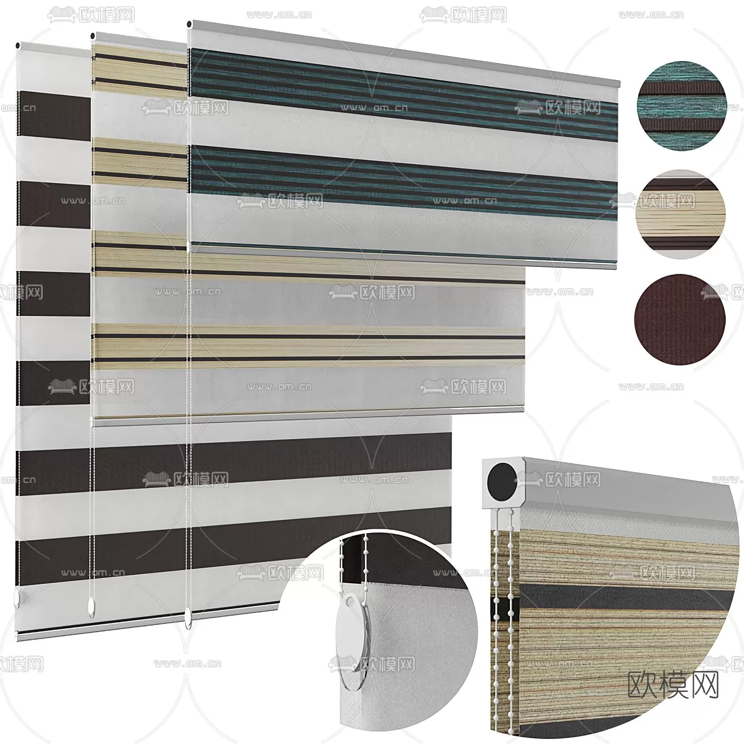 MODERN CURTAIN – 3D MODELS – 009 – PRO