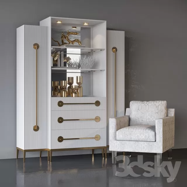 3DSKYMODEL – Shelf – Wardrobe – 2706