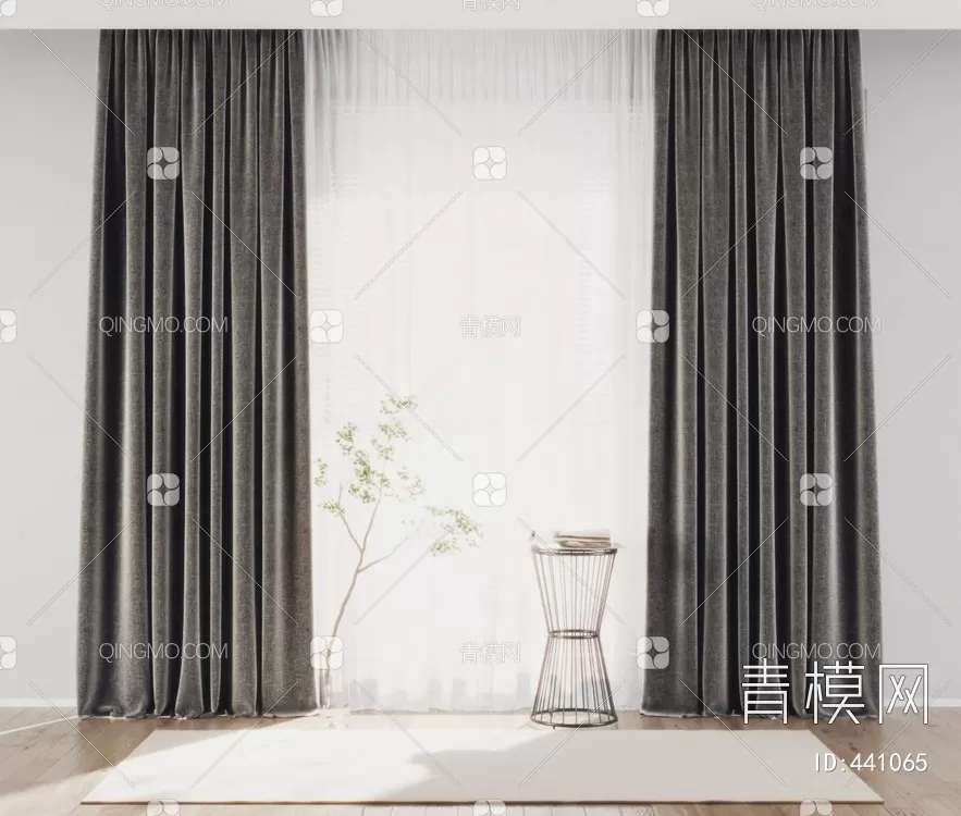 MODERN CURTAIN – 3D MODELS – 015 – PRO
