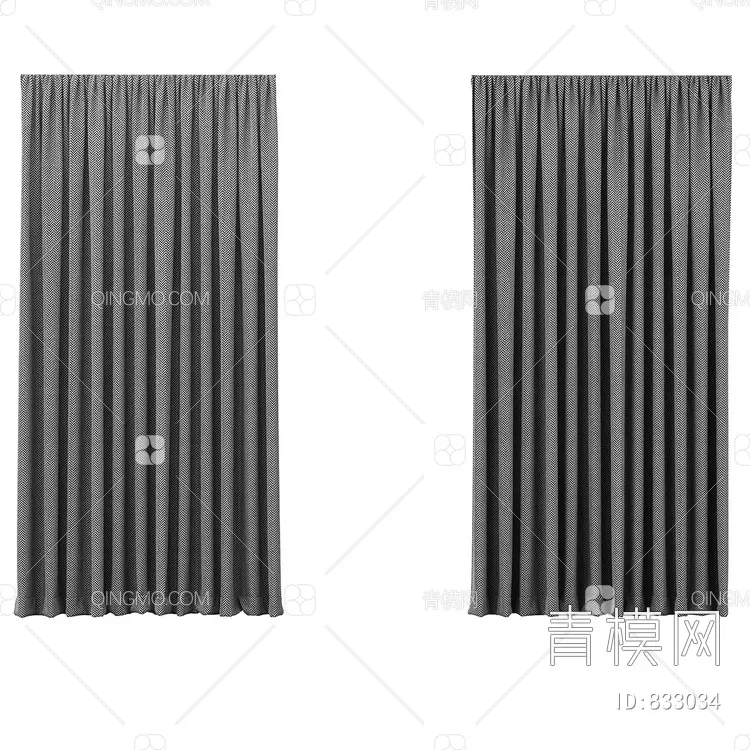 MODERN CURTAIN – 3D MODELS – 047 – PRO