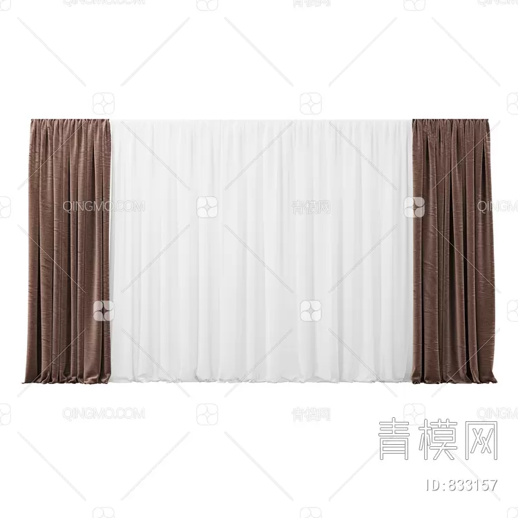 MODERN CURTAIN – 3D MODELS – 051 – PRO