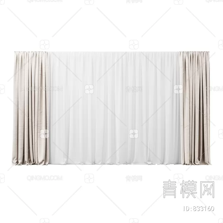 MODERN CURTAIN – 3D MODELS – 052 – PRO