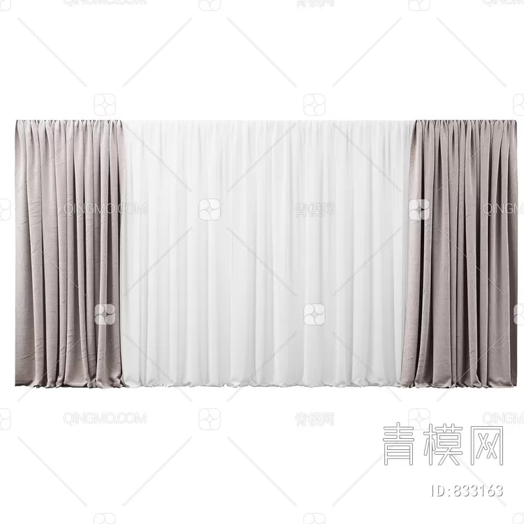 MODERN CURTAIN – 3D MODELS – 053 – PRO