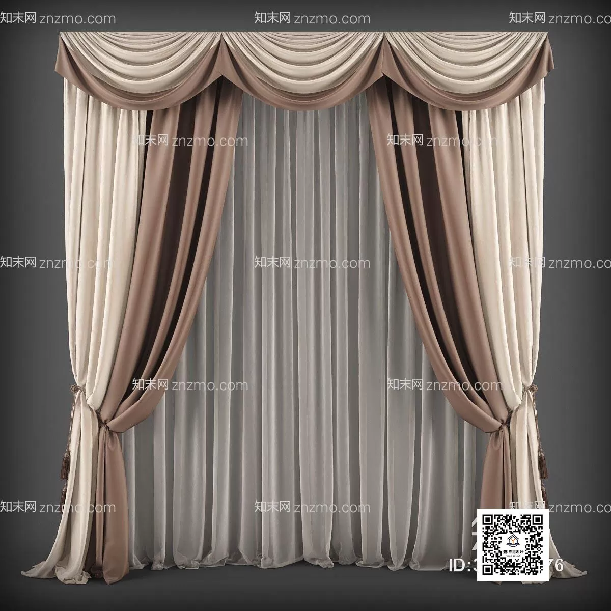 MODERN CURTAIN – 3D MODELS – 088 – PRO