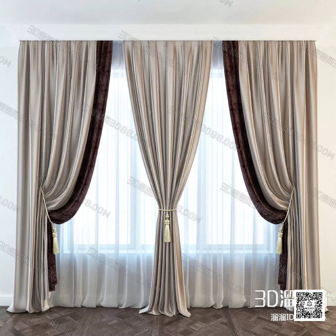 MODERN CURTAIN – 3D MODELS – 090 – PRO
