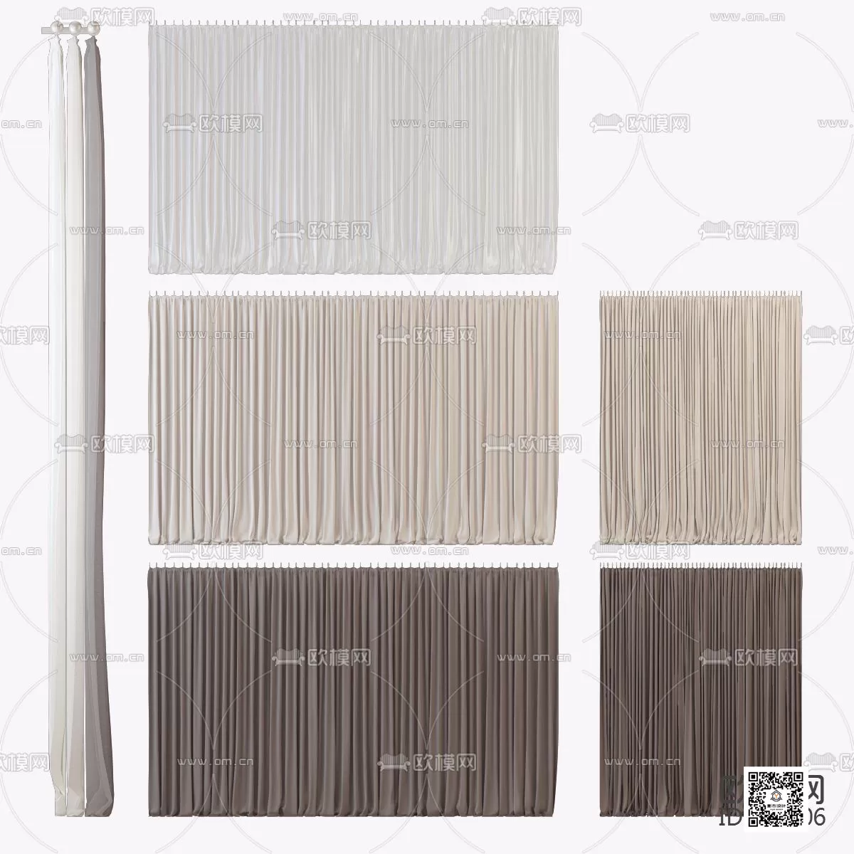 MODERN CURTAIN – 3D MODELS – 098 – PRO