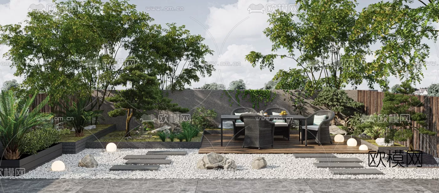 GARDEN 3D MODELS – DECOR – 001 – PRO