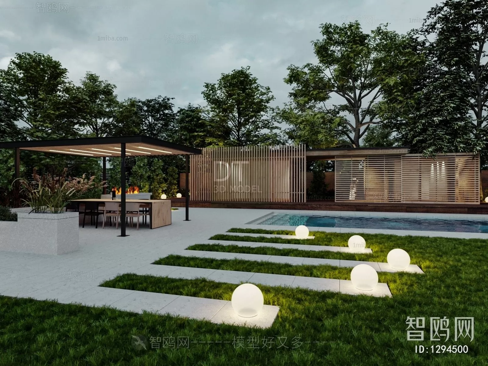 GARDEN 3D MODELS – DECOR – 032 – PRO