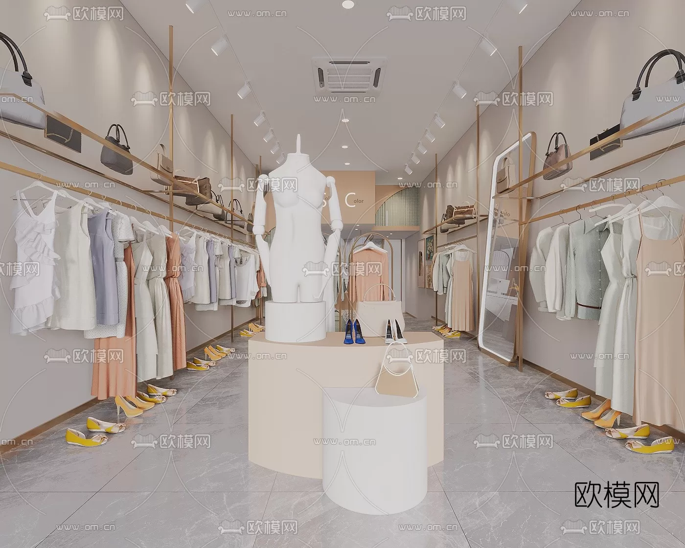 CLOTHES SHOP – 3D MODELS – DECOR – 004 – PRO