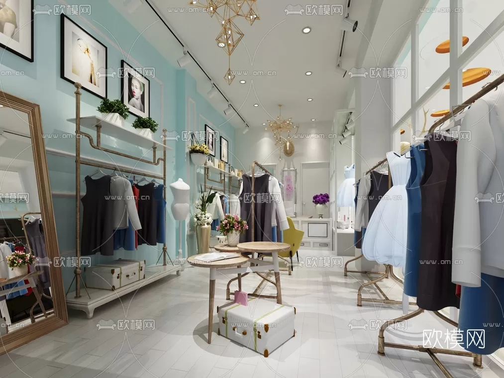 CLOTHES SHOP – 3D MODELS – DECOR – 015 – PRO