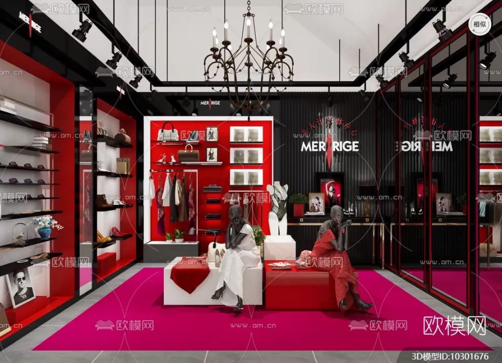 CLOTHES SHOP – 3D MODELS – DECOR – 020 – PRO