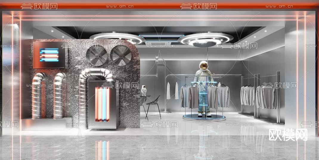 CLOTHES SHOP – 3D MODELS – DECOR – 028 – PRO