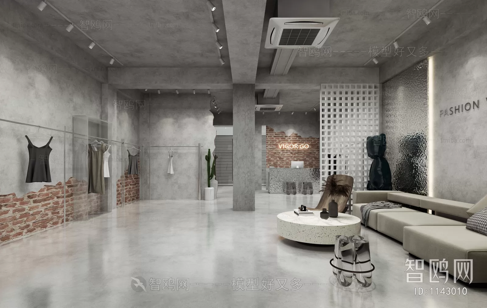 CLOTHES SHOP – 3D MODELS – DECOR – 032 – PRO