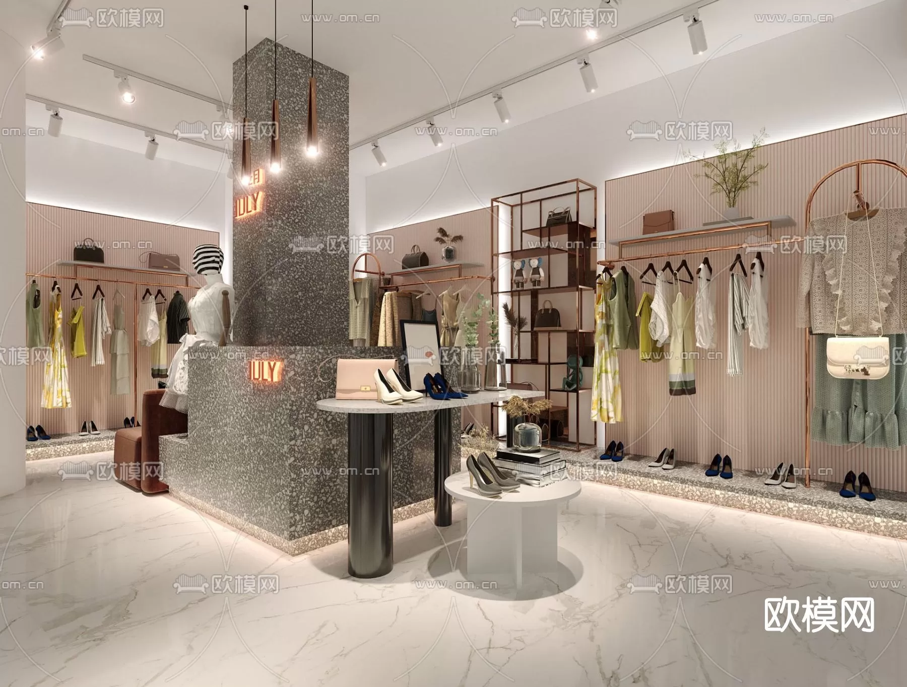 CLOTHES SHOP – 3D MODELS – DECOR – 036 – PRO