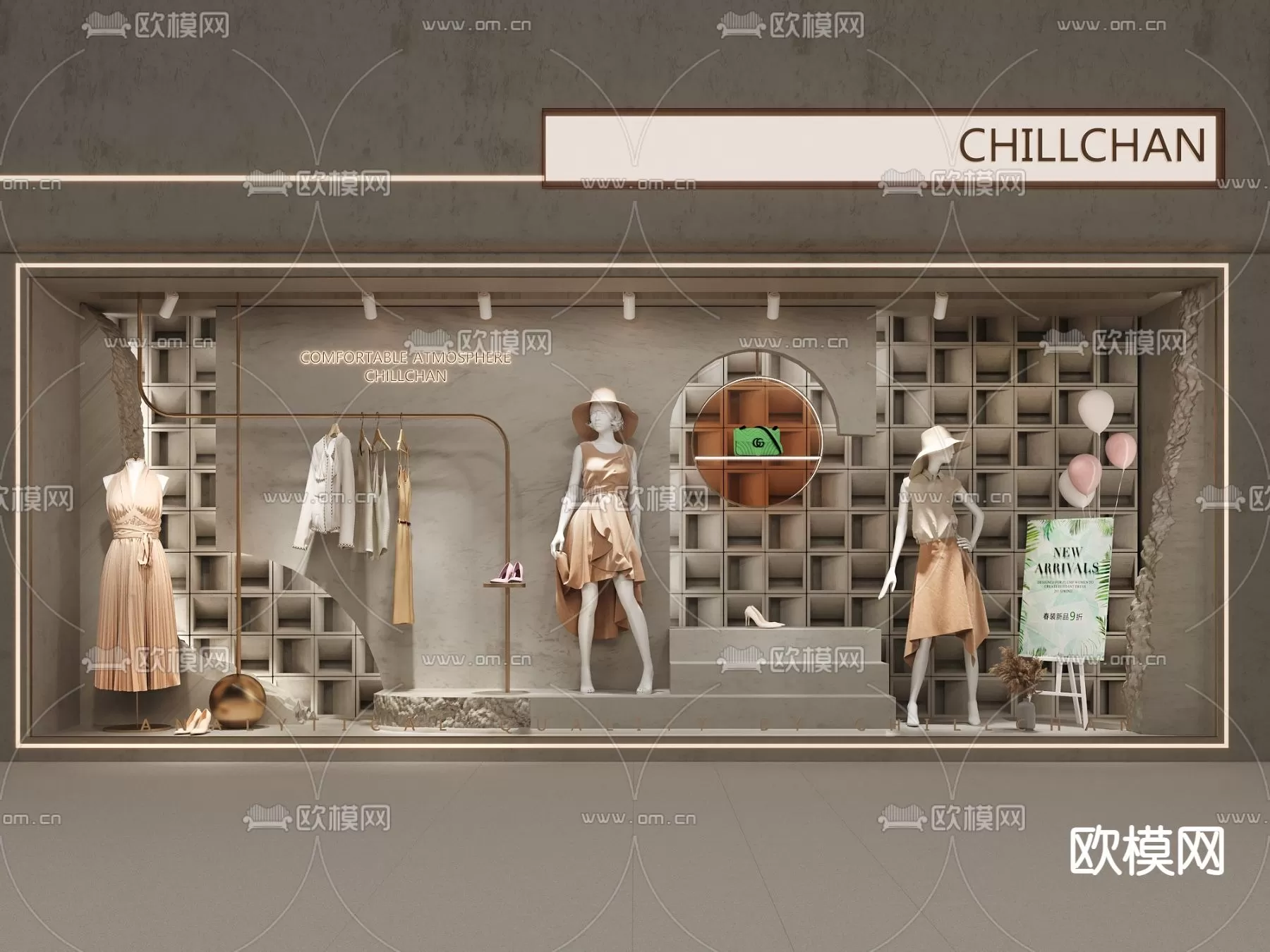 CLOTHES SHOP – 3D MODELS – DECOR – 051 – PRO