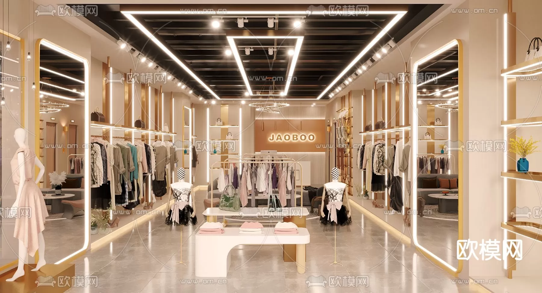 CLOTHES SHOP – 3D MODELS – DECOR – 069 – PRO CLOTHES SHOP – 3D MODELS – DECOR – 069 – PRO