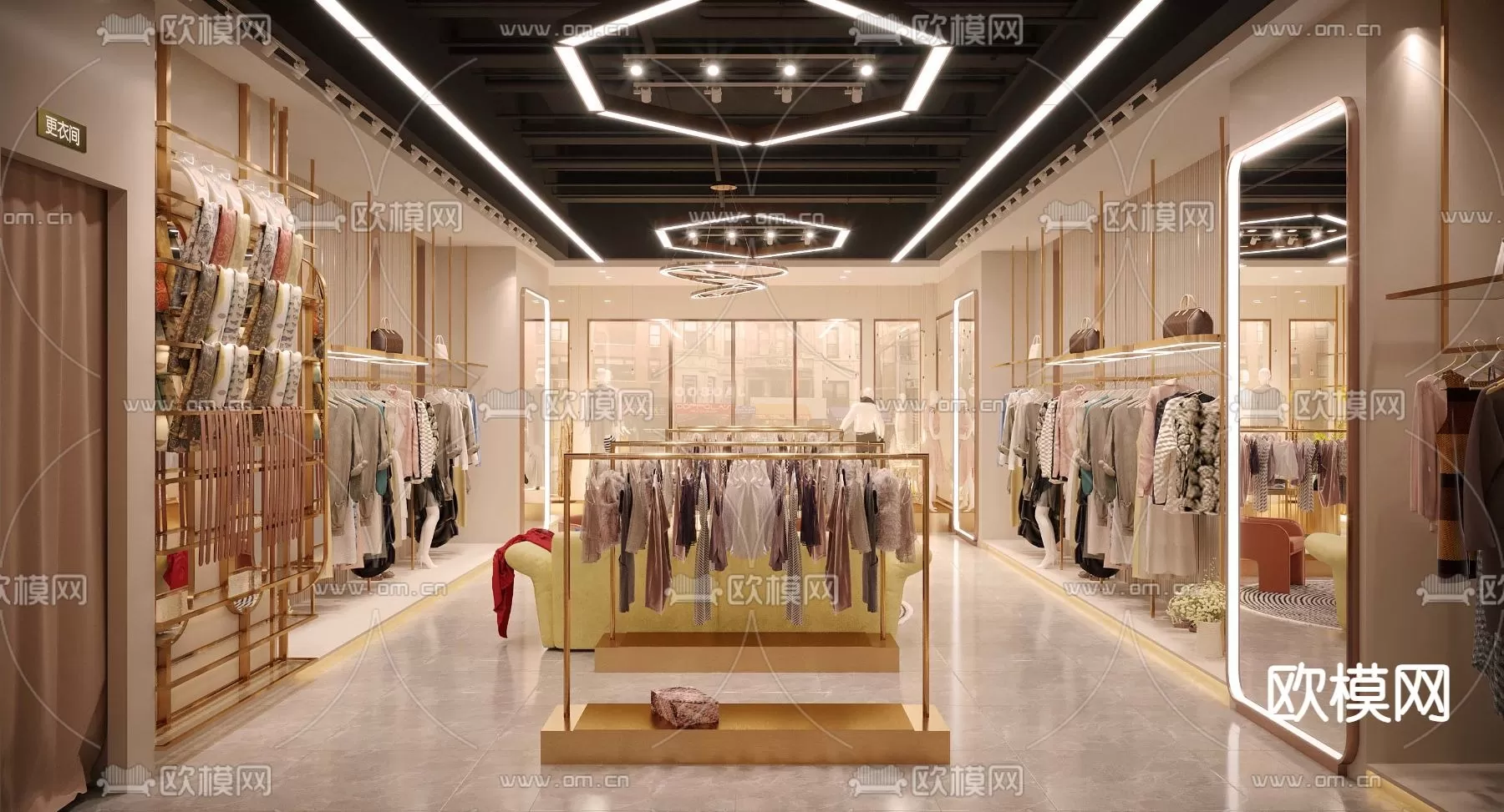 CLOTHES SHOP – 3D MODELS – DECOR – 073 – PRO CLOTHES SHOP – 3D MODELS – DECOR – 073 – PRO