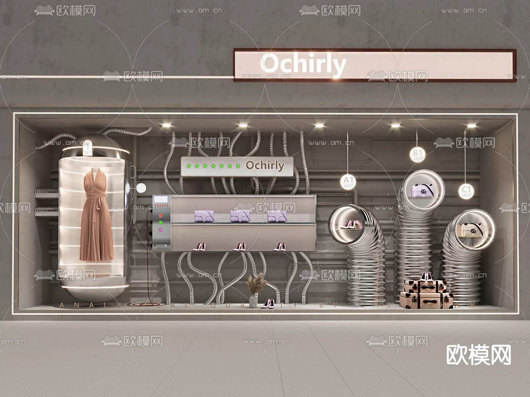 CLOTHES SHOP – 3D MODELS – DECOR – 074 – PRO CLOTHES SHOP – 3D MODELS – DECOR – 074 – PRO