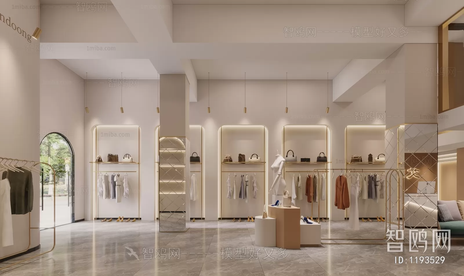 CLOTHES SHOP – 3D MODELS – DECOR – 086 – PRO CLOTHES SHOP – 3D MODELS – DECOR – 086 – PRO