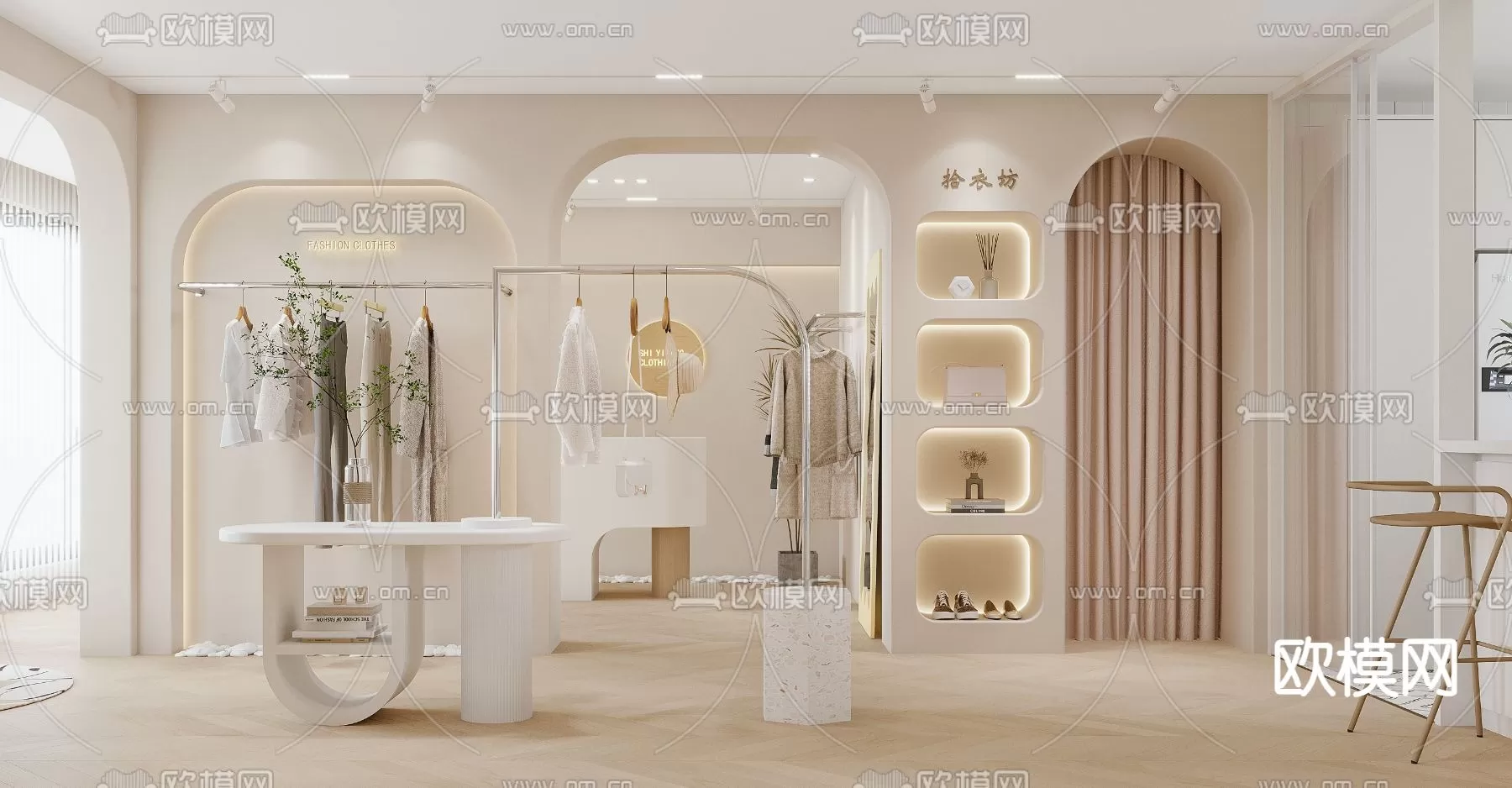 CLOTHES SHOP – 3D MODELS – DECOR – 089 – PRO CLOTHES SHOP – 3D MODELS – DECOR – 089 – PRO