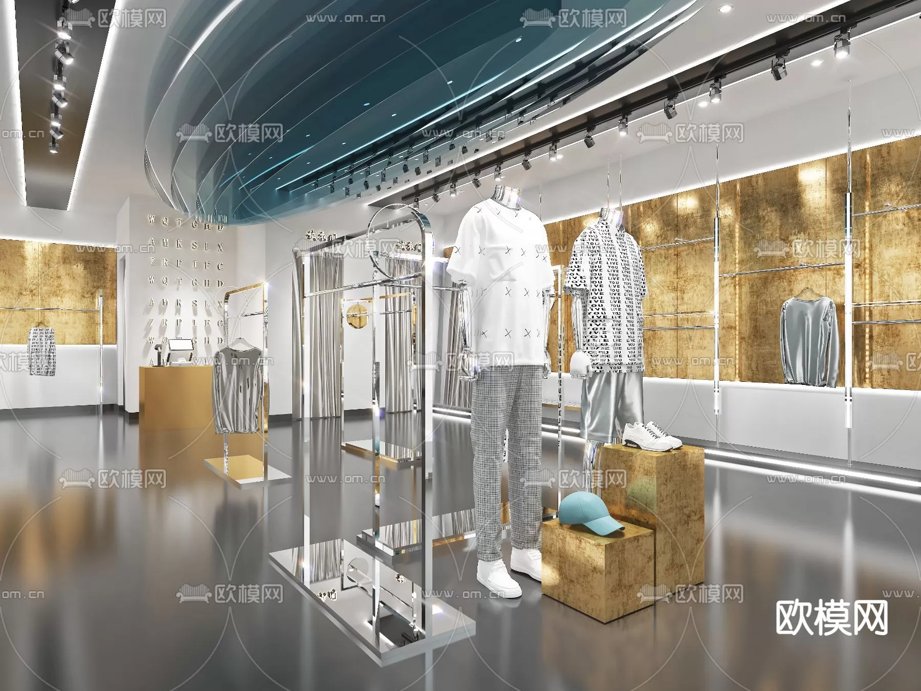 CLOTHES SHOP – 3D MODELS – DECOR – 090 – PRO CLOTHES SHOP – 3D MODELS – DECOR – 090 – PRO