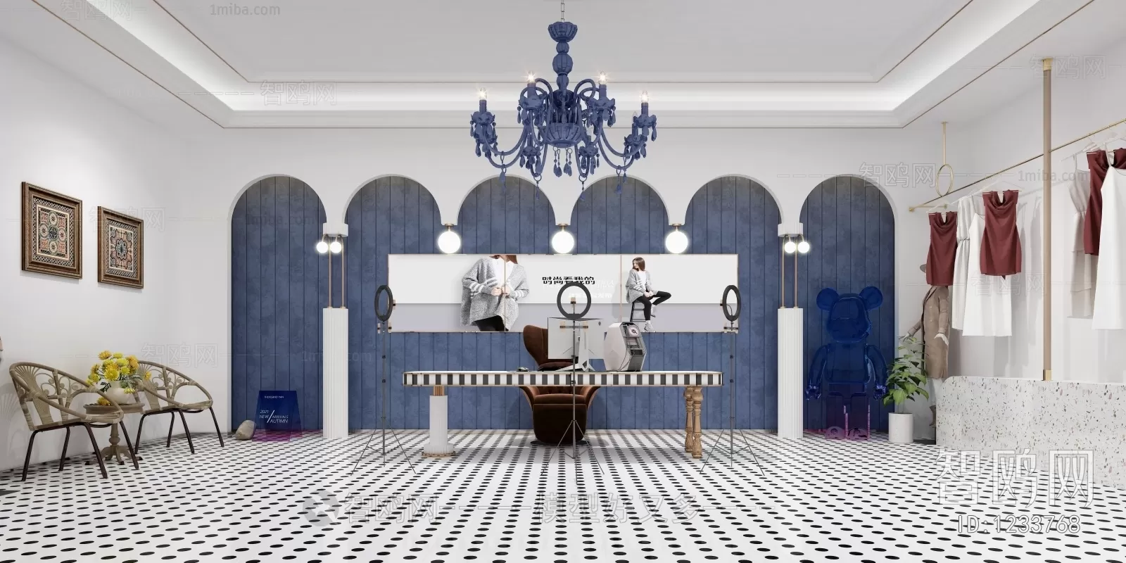 CLOTHES SHOP – 3D MODELS – DECOR – 098 – PRO CLOTHES SHOP – 3D MODELS – DECOR – 098 – PRO