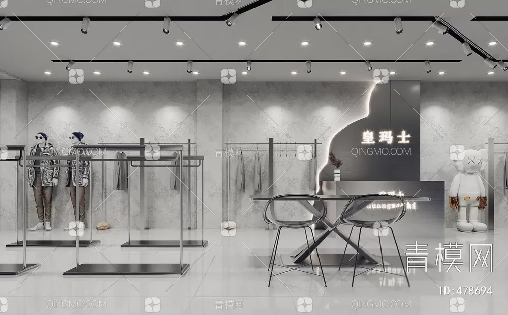 CLOTHES SHOP – 3D MODELS – DECOR – 107 – PRO CLOTHES SHOP – 3D MODELS – DECOR – 107 – PRO