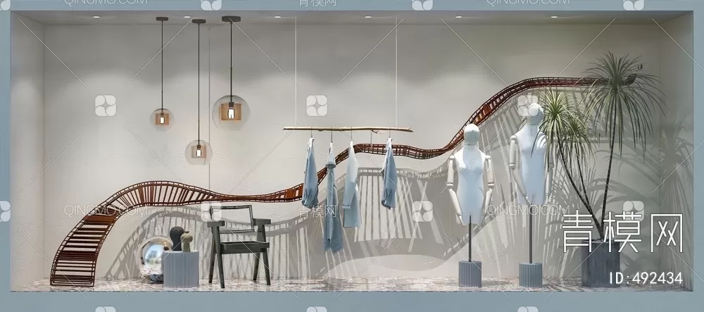 CLOTHES SHOP – 3D MODELS – DECOR – 117 – PRO CLOTHES SHOP – 3D MODELS – DECOR – 117 – PRO