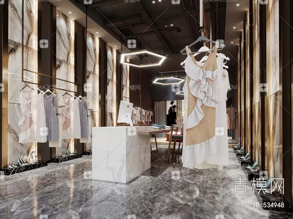 CLOTHES SHOP – 3D MODELS – DECOR – 127 – PRO CLOTHES SHOP – 3D MODELS – DECOR – 127 – PRO