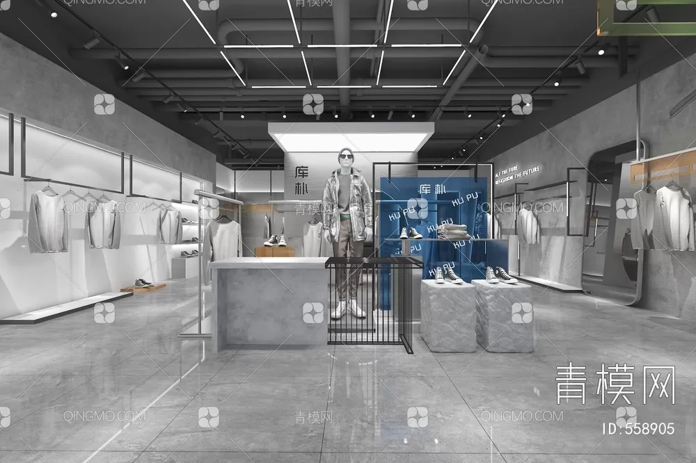 CLOTHES SHOP – 3D MODELS – DECOR – 143 – PRO CLOTHES SHOP – 3D MODELS – DECOR – 143 – PRO