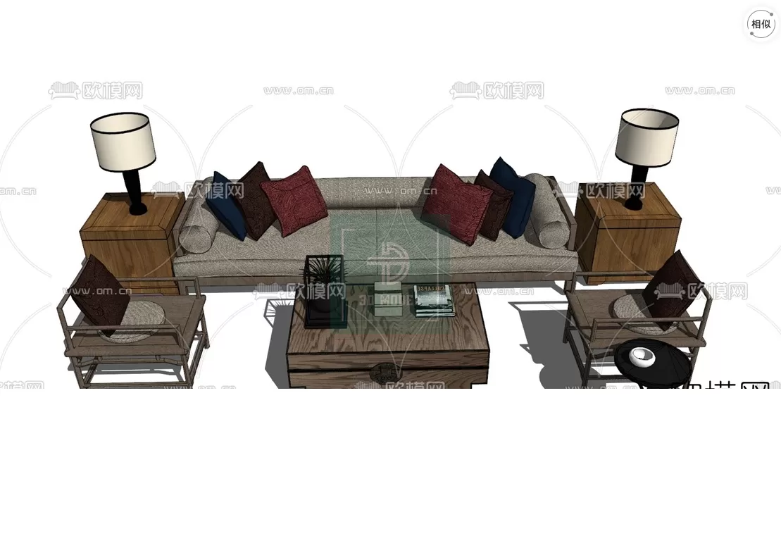 SOFA – 3D MODELS – 3DS SKY – 014 – PRO