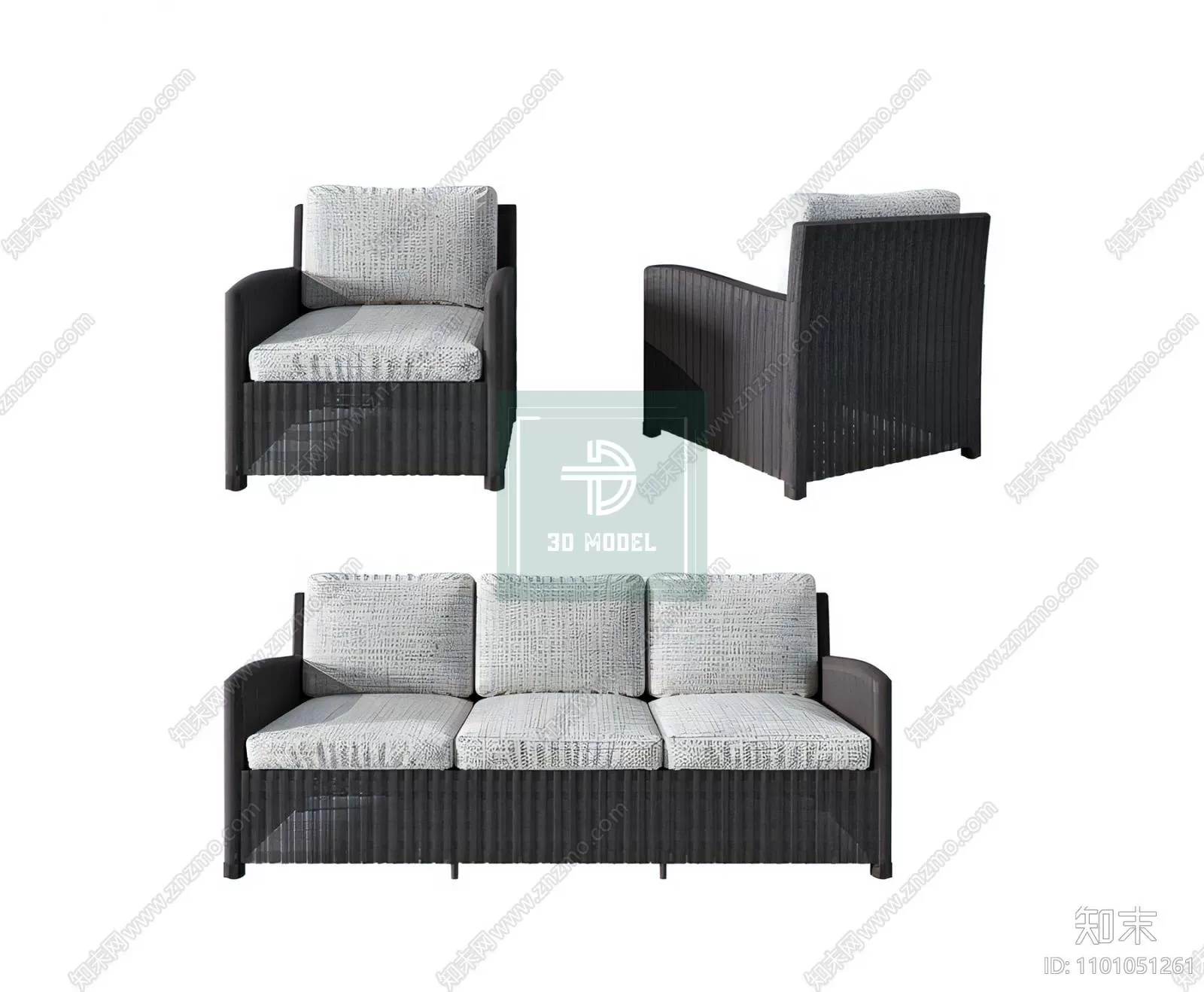 SOFA – 3D MODELS – 3DS SKY – 030 – PRO