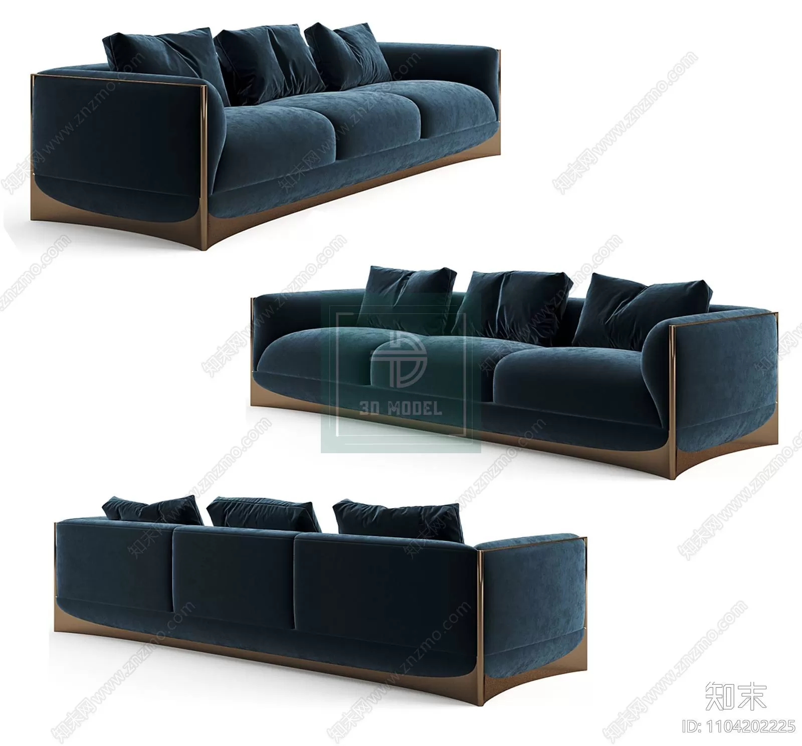 SOFA – 3D MODELS – 3DS SKY – 034 – PRO