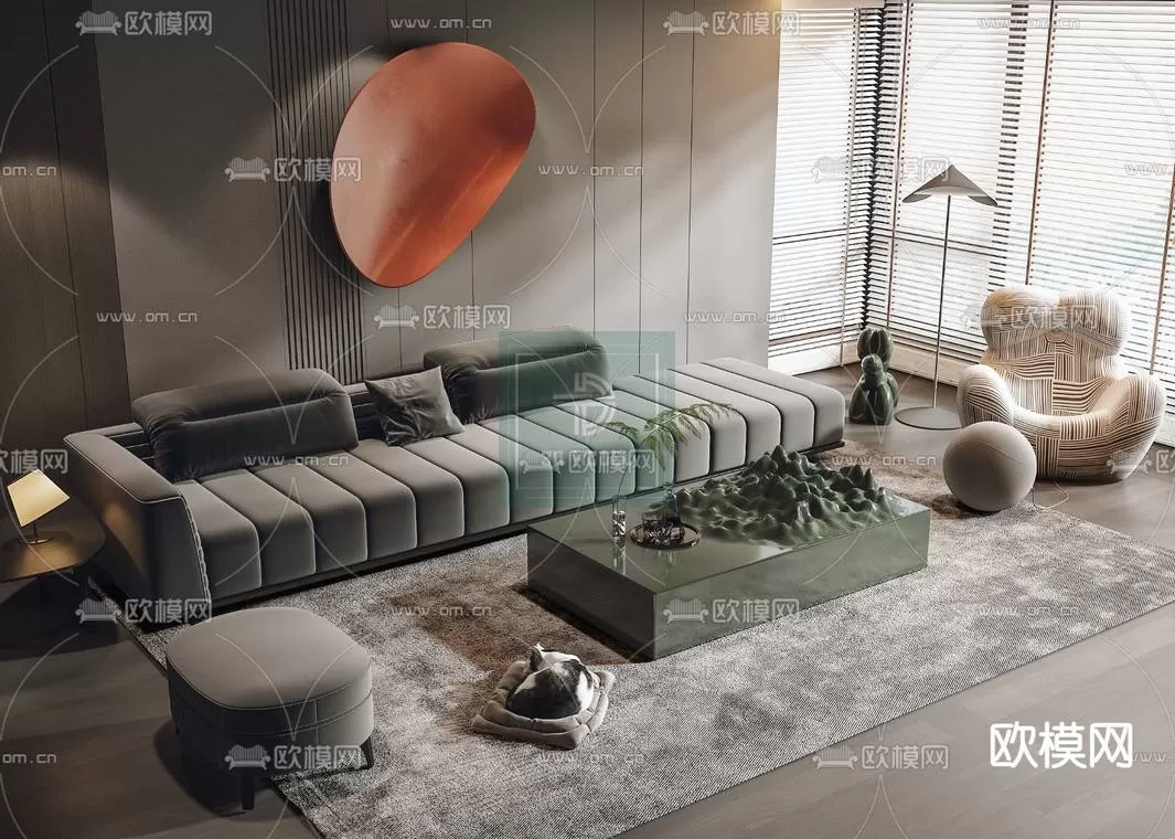 SOFA – 3D MODELS – 3DS SKY – 133 – PRO