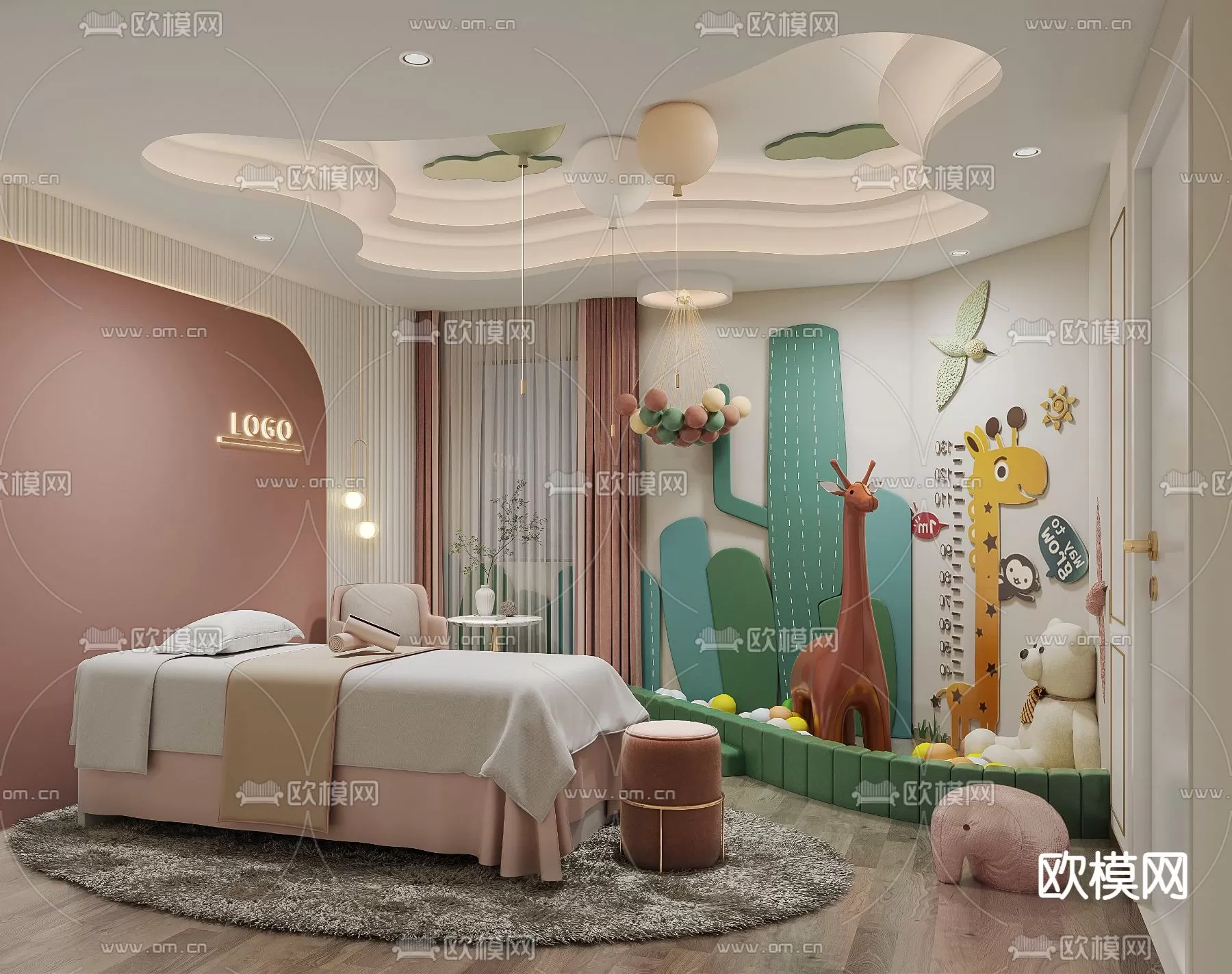 SPA – 3D BLOCKS – SCENES – DECOR – 074 – PRO