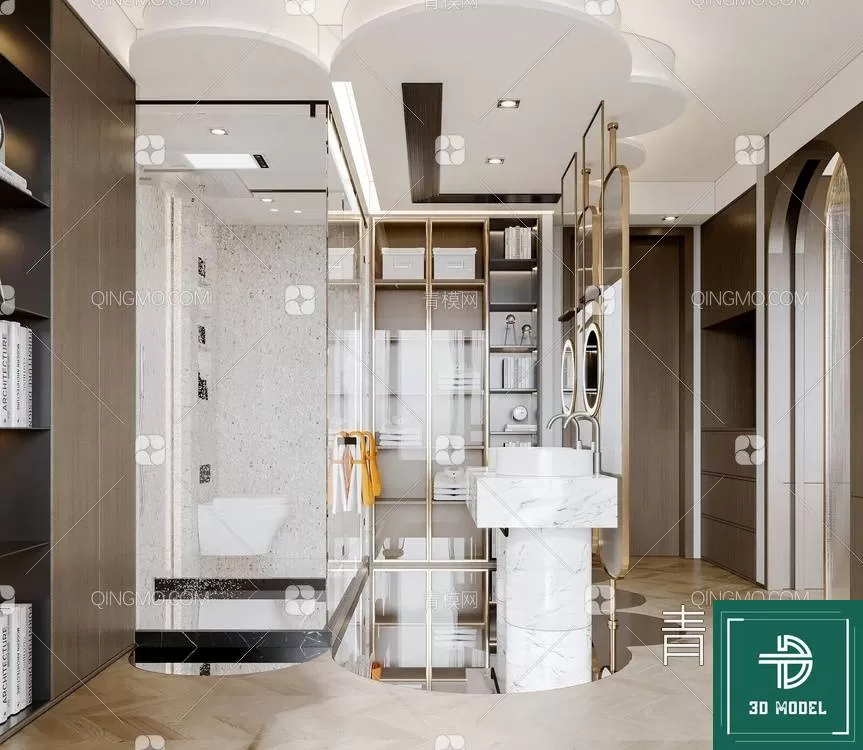 TOILET – 3D SCENES – BLOCKS – 3DMODELS – 045 – PRO